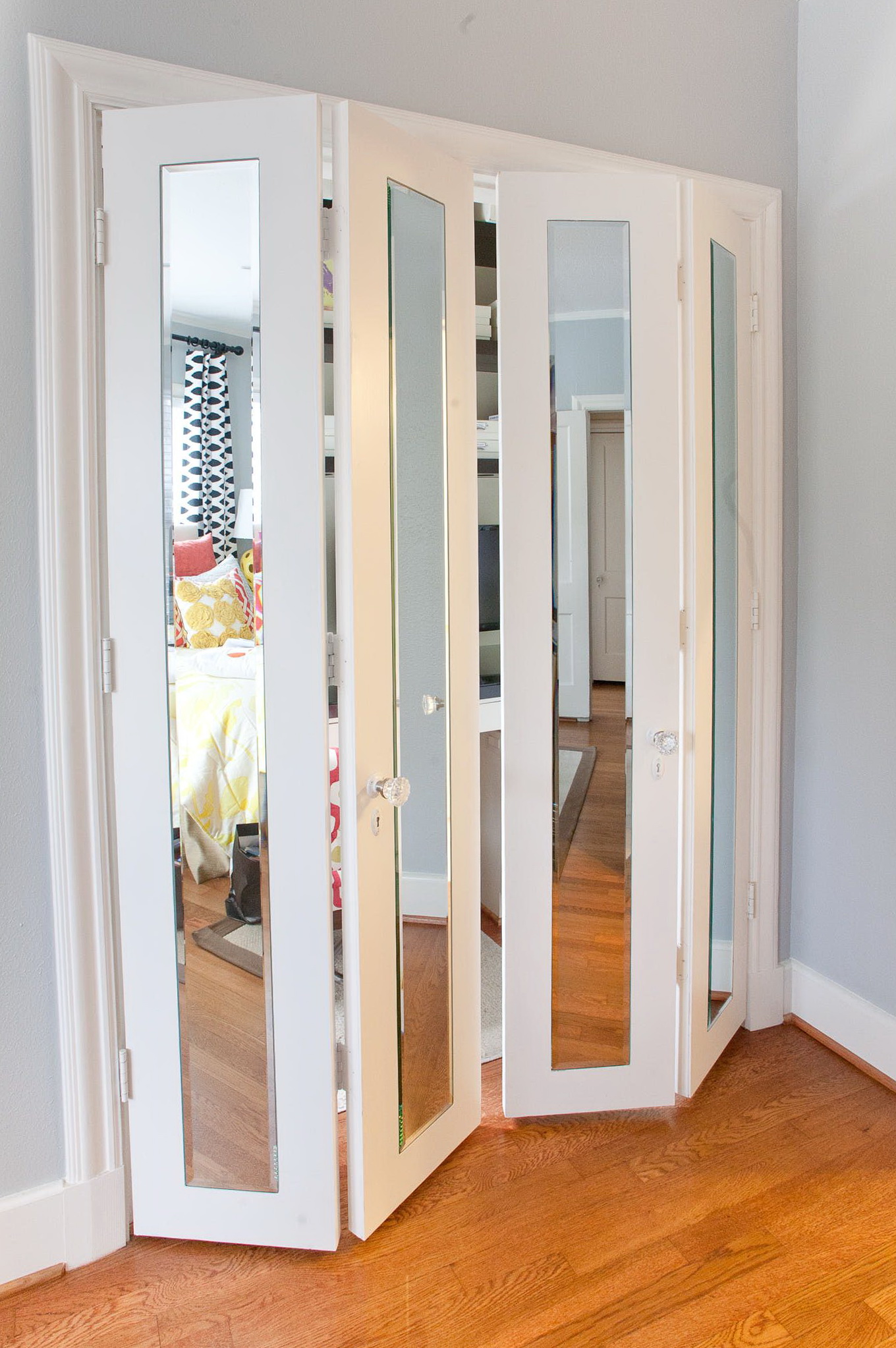 Stanley Mirrored Sliding Closet Doors Home Design Ideas