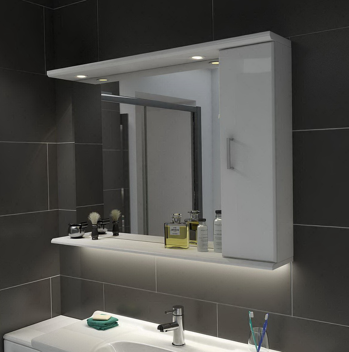 Bathroom Mirrors With Lights Uk  Home Design Ideas
