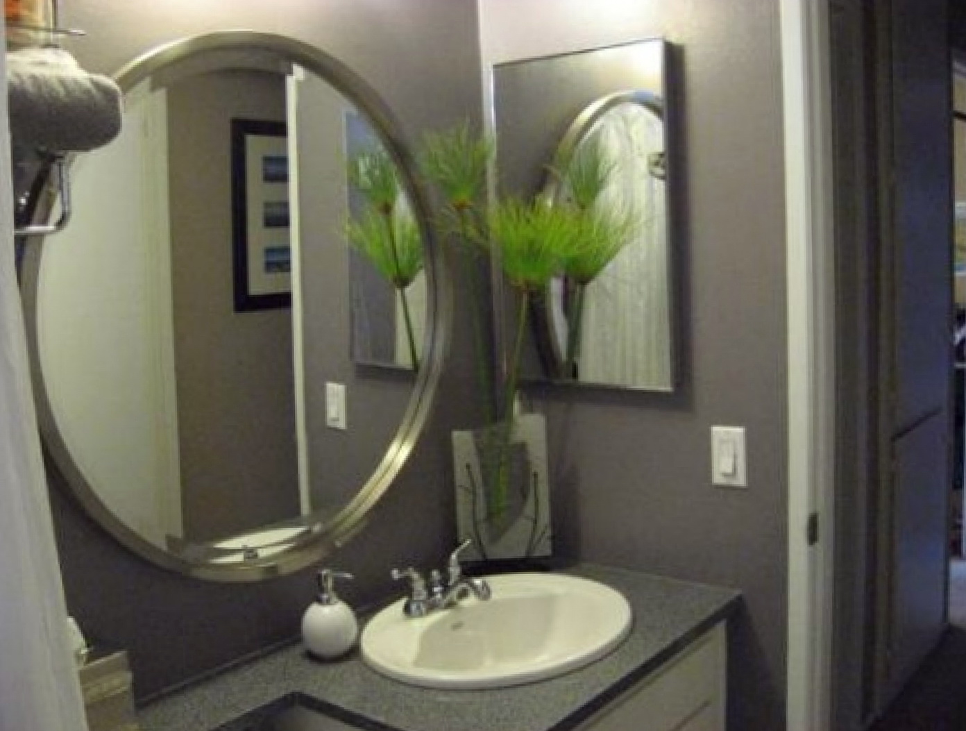 Large Round Bathroom Mirrors | Home Design Ideas