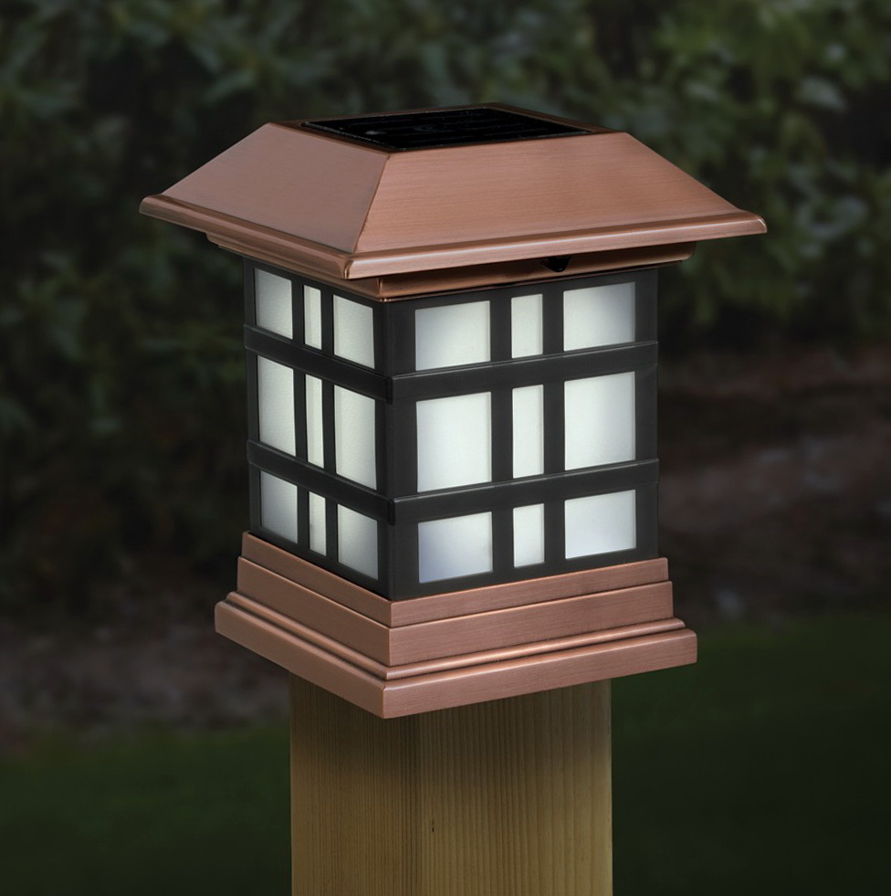 4×6 Solar Deck Post Caps Home Design Ideas