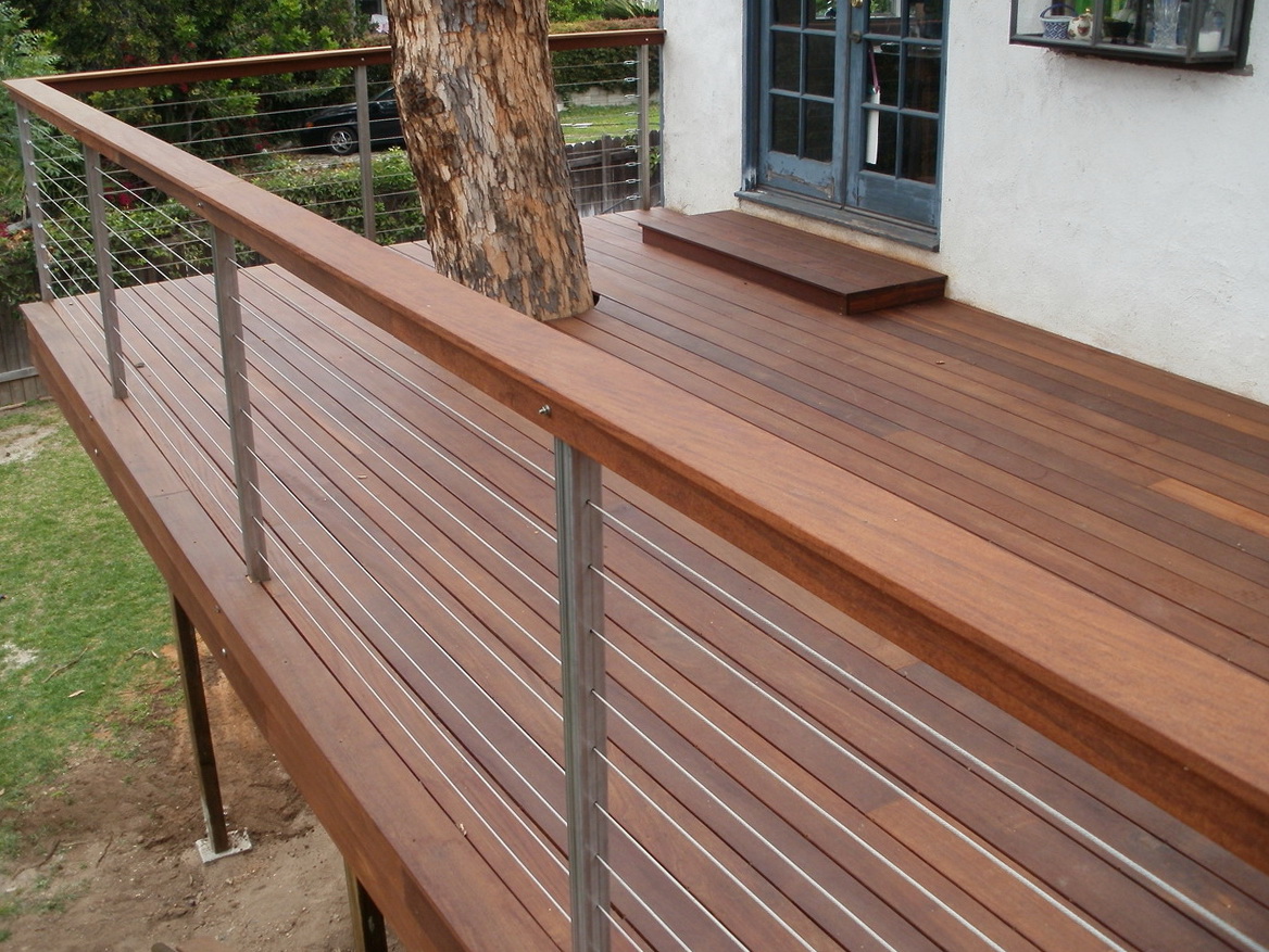 Deck Railing With Wire Cable Home Design Ideas