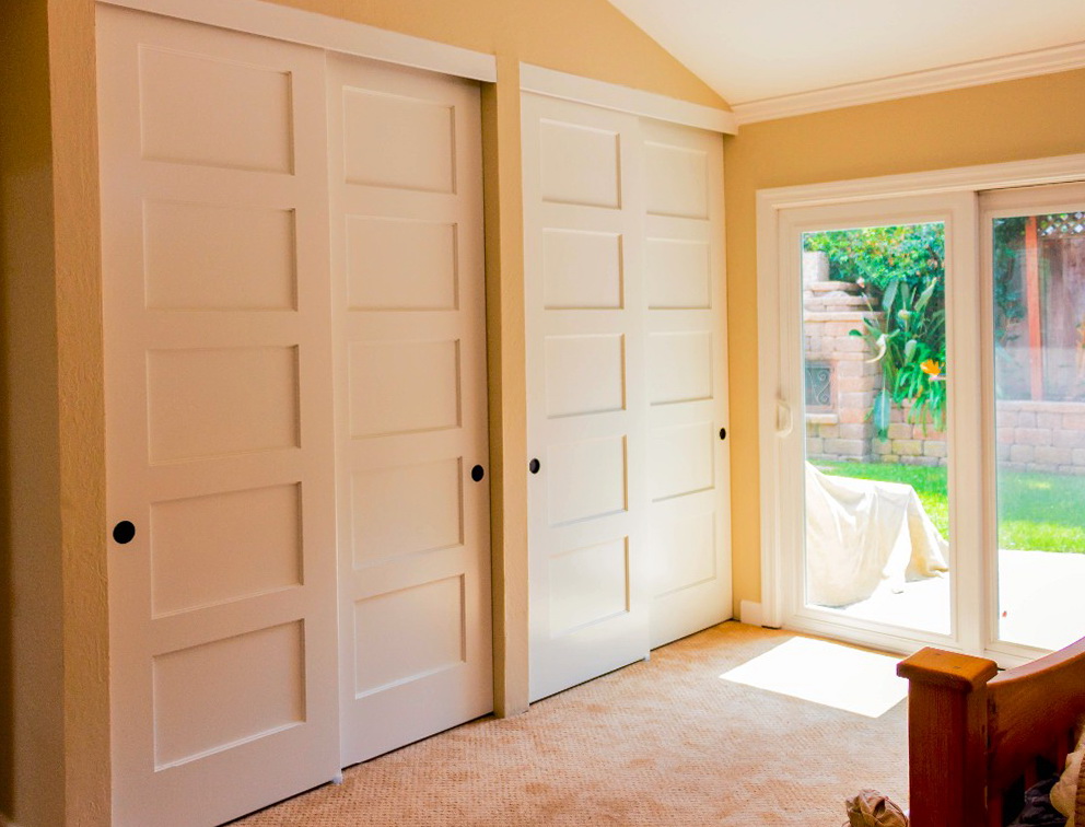 4 Panel Sliding Closet Doors Home Design Ideas