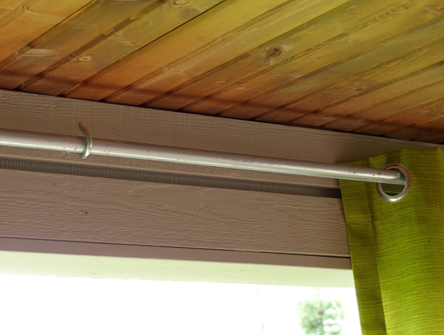 Outdoor Curtain Rods With Posts Home Design Ideas