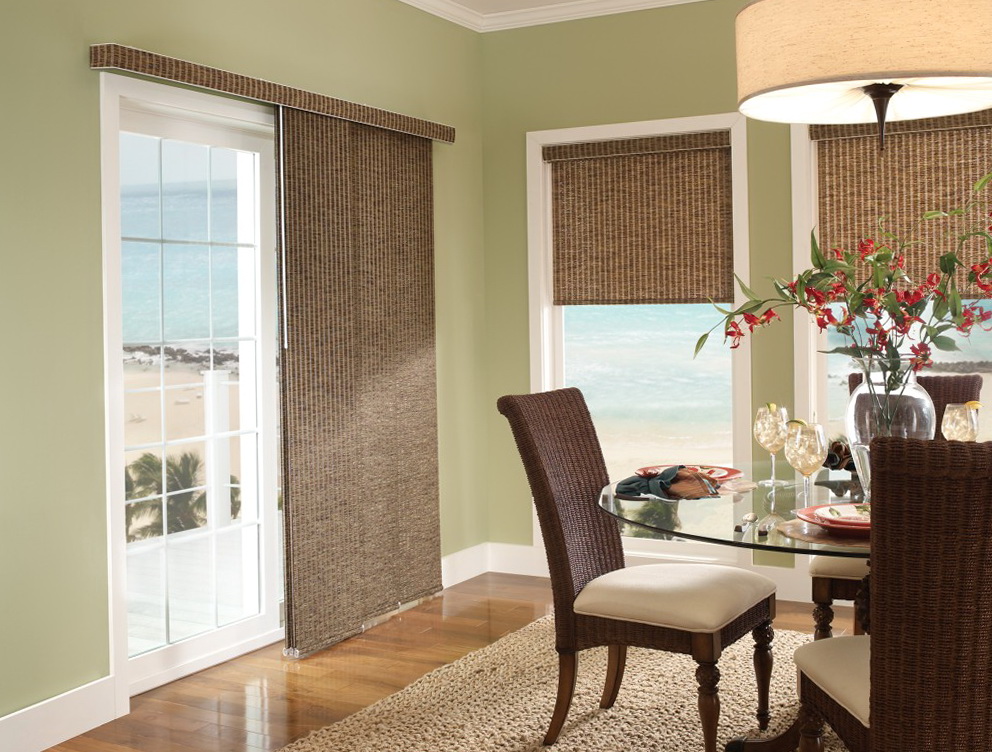 kitchen sliding glass door curtains set with bars