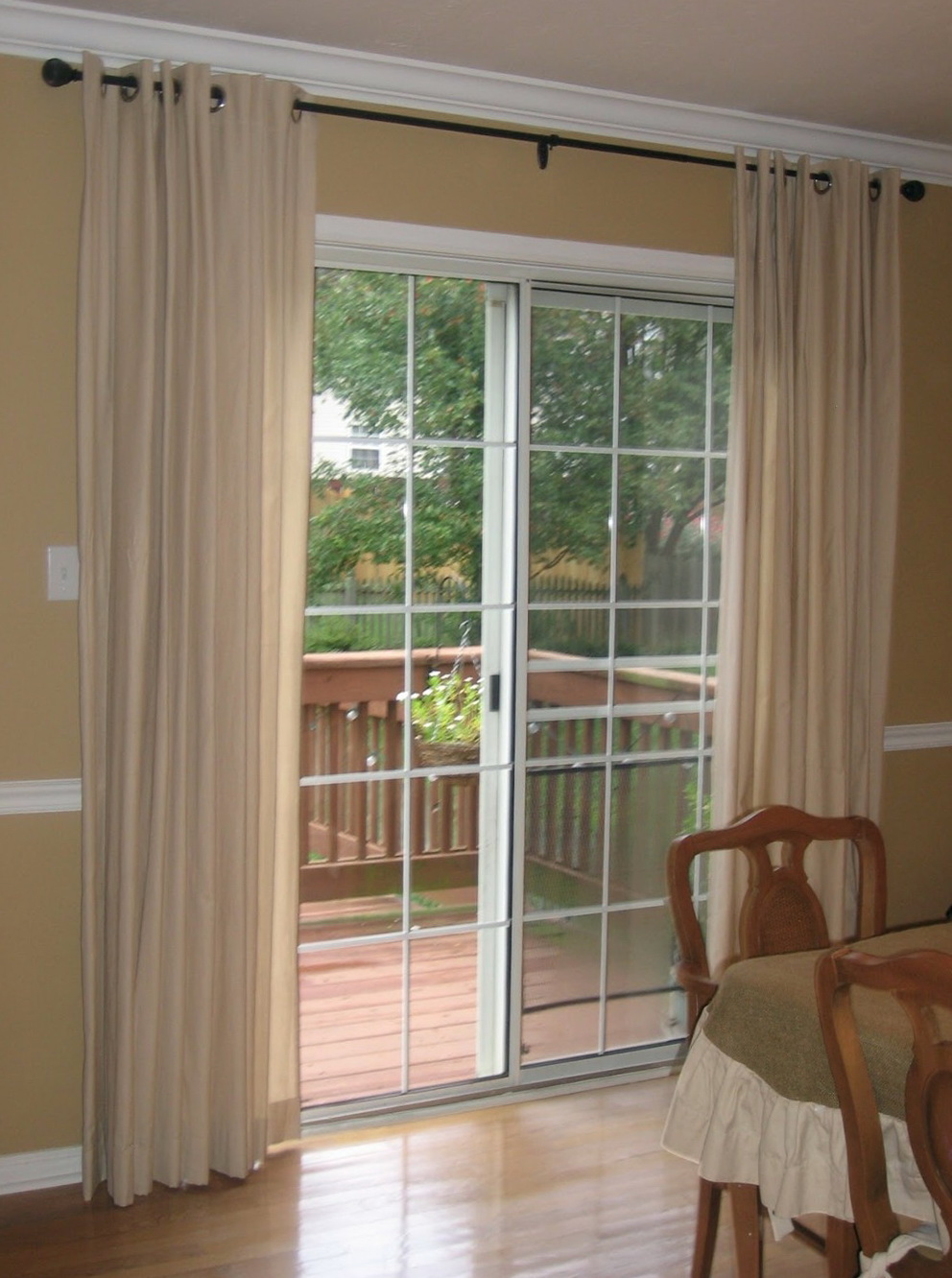 Standard Curtain Length For Sliding Glass Door | Home Design Ideas