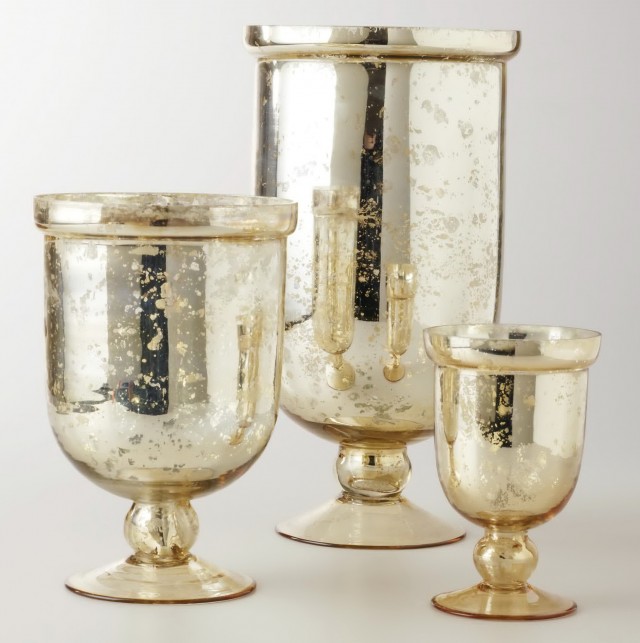 Antique Mercury Glass Vases Antique Mercury Glass Vases