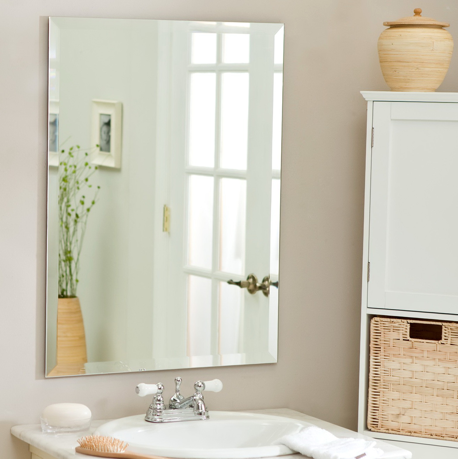 Beveled Bathroom Vanity Mirrors Home Design Ideas