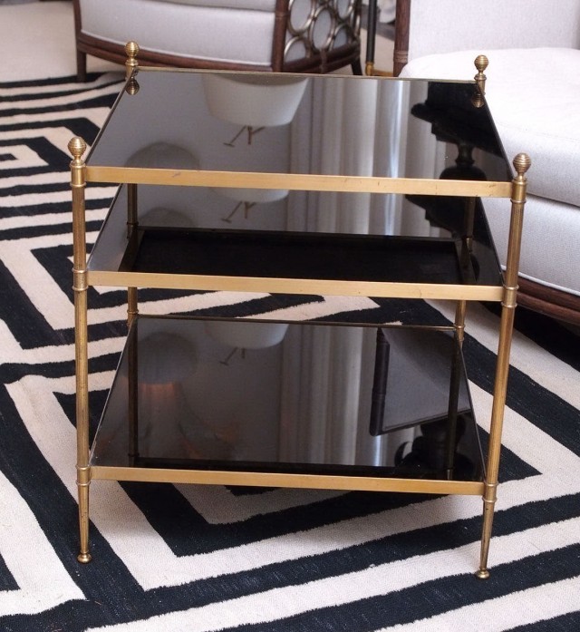 Glass Side Table With Shelf Glass Side Table With Shelf