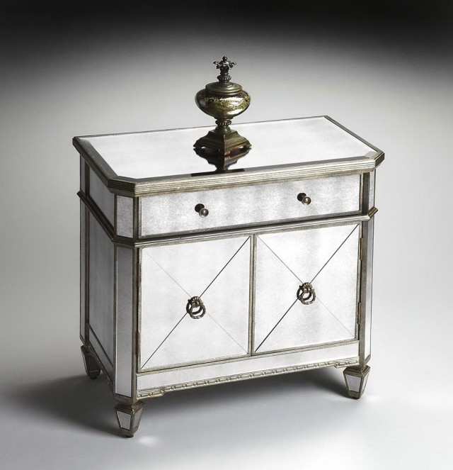 Mirrored Console Table With Shelf Mirrored Console Table With Shelf