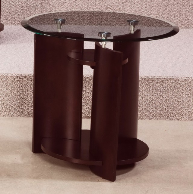 Round Accent Table With Glass Top Round Accent Table With Glass Top