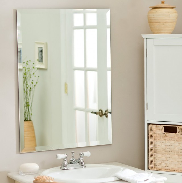 Bathroom Wall Mirrors White Bathroom Wall Mirrors White