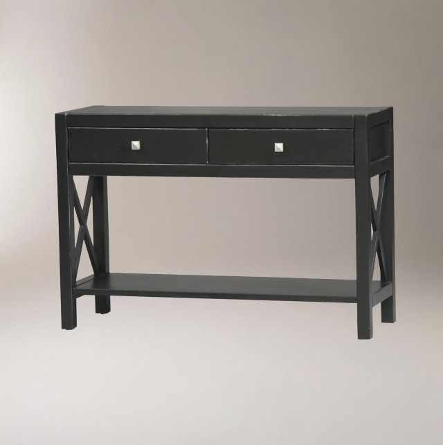 Black Console Table Decor Black Console Table Decor