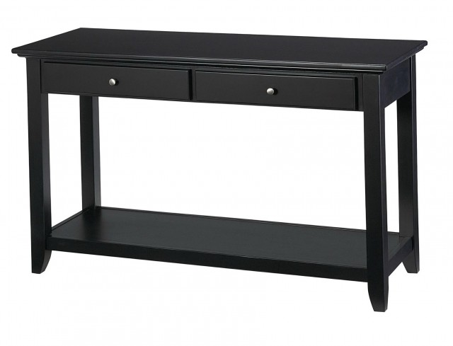 Black Console Table With Storage Black Console Table With Storage