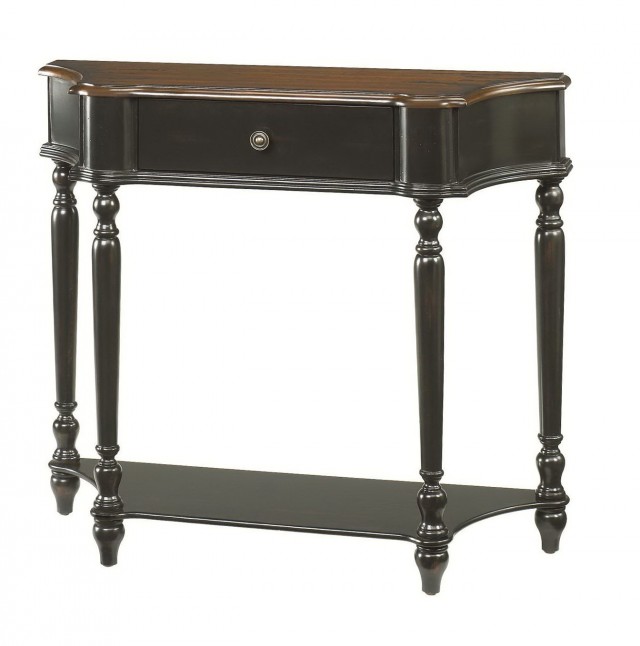 Black Distressed Console Table Black Distressed Console Table
