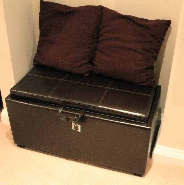 Brown Storage Ottoman Coffee Table Brown Storage Ottoman Coffee Table