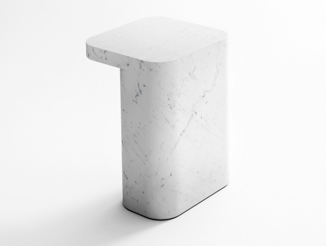 Carrara Marble Side Table Carrara Marble Side Table