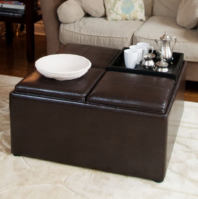 Coffee Table Ottoman Tray Coffee Table Ottoman Tray