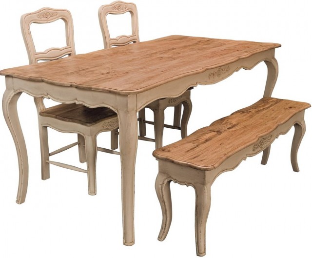 Country Kitchen Table With Bench Country Kitchen Table With Bench