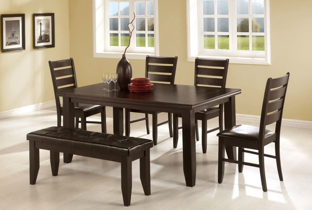 Dining Set With Bench And Chairs Dining Set With Bench And Chairs