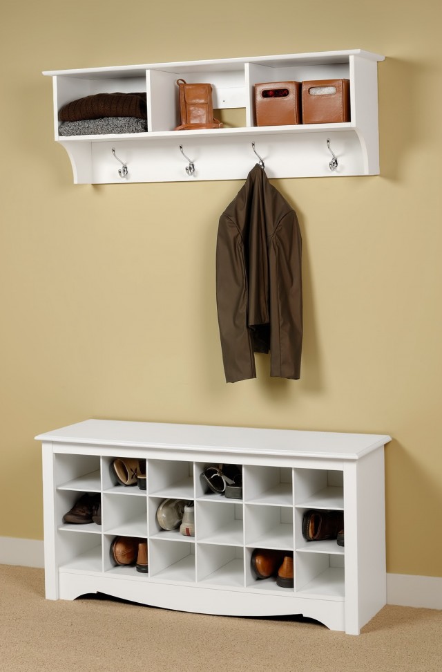Entryway Bench With Storage And Hooks Entryway Bench With Storage And Hooks