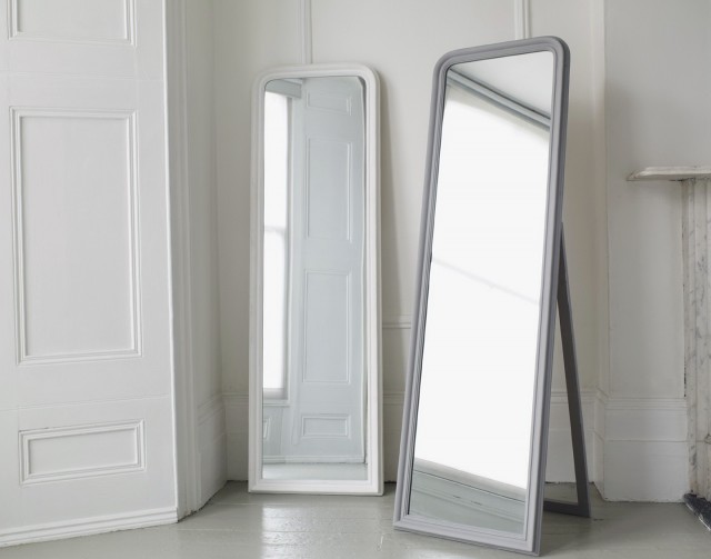 Free Standing Mirror White Free Standing Mirror White