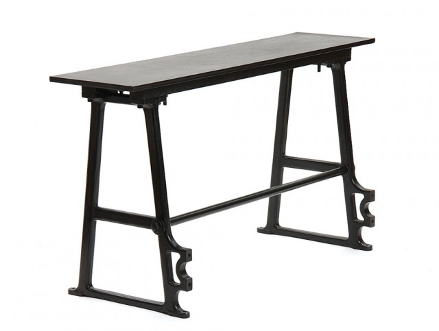 French Industrial Console Table French Industrial Console Table
