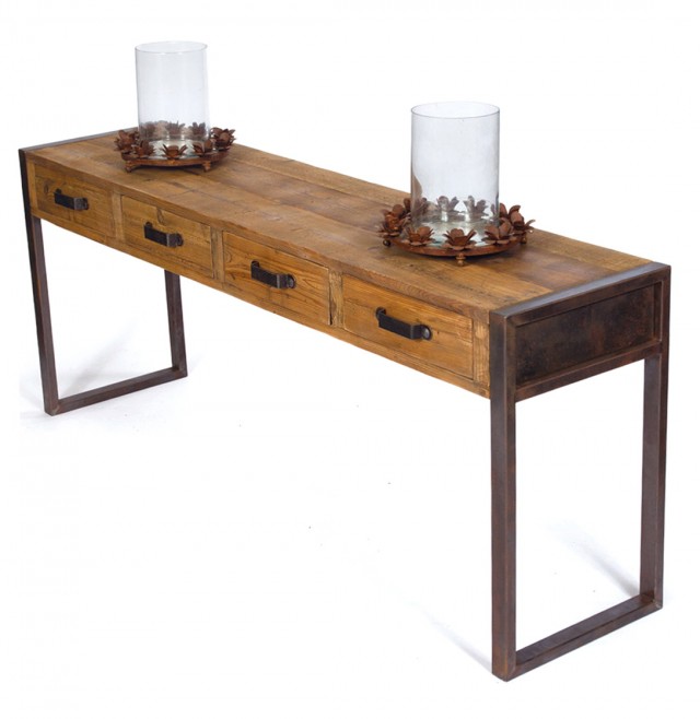 Griffin Reclaimed Wood Console Table Griffin Reclaimed Wood Console Table