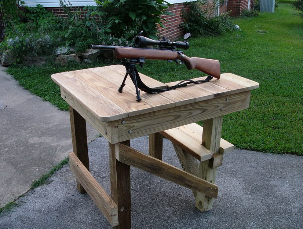 Homemade Portable Shooting Bench Plans Home Design Ideas