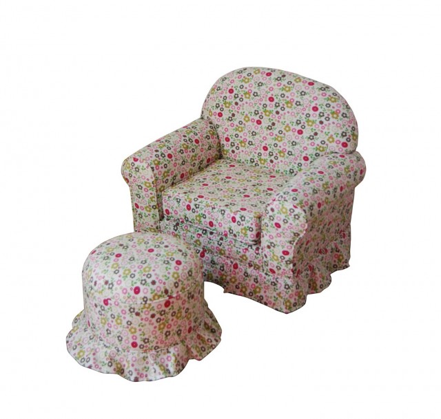 Kids' Sofa Chair And Ottoman Set Kids' Sofa Chair And Ottoman Set