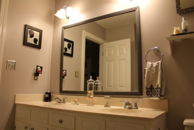 Large Bathroom Mirror Frame Large Bathroom Mirror Frame