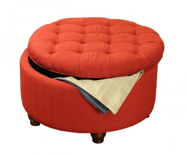 Large Round Ottoman With Storage Large Round Ottoman With Storage