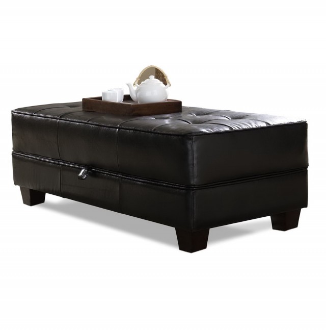 Leather Coffee Table Ottoman With Storage Leather Coffee Table Ottoman With Storage