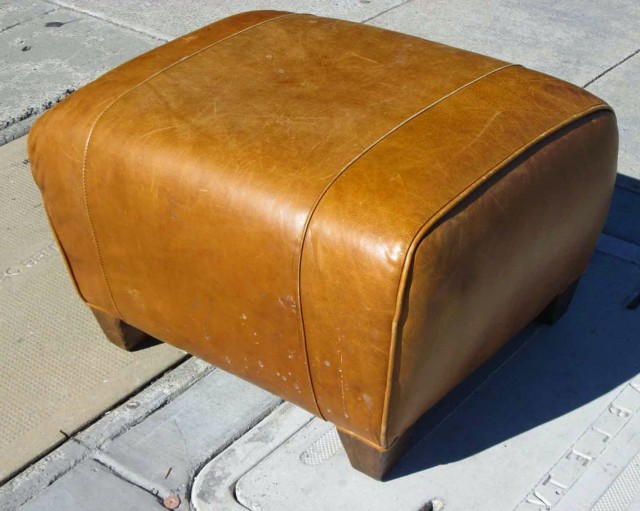 Leather Cube Ottoman Pottery Barn Leather Cube Ottoman Pottery Barn