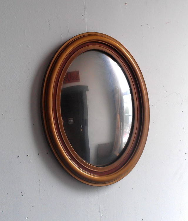 Oval Reclaimed Wood Mirror Oval Reclaimed Wood Mirror