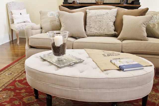 Oval Tufted Ottoman Coffee Table Oval Tufted Ottoman Coffee Table