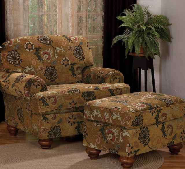 Overstuffed Chair And Ottoman Set Overstuffed Chair And Ottoman Set