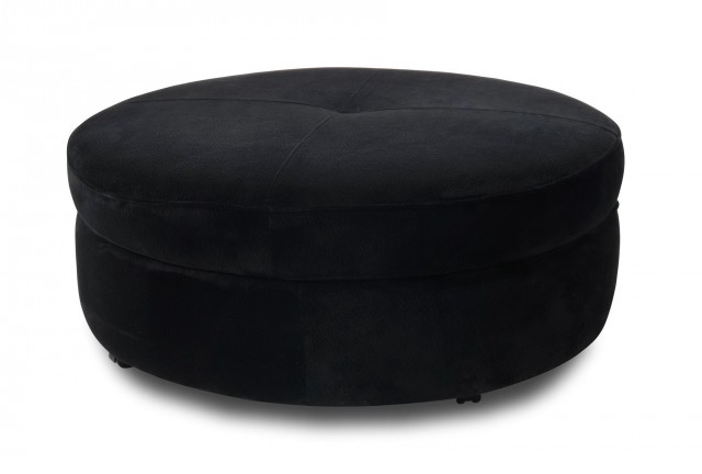 Round Cocktail Ottoman With Storage Round Cocktail Ottoman With Storage