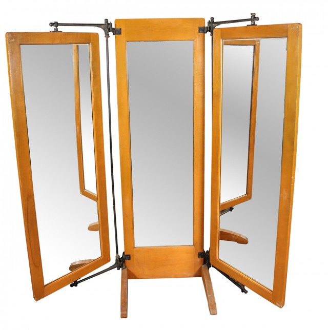 Vintage Tri Fold Vanity Mirror Vintage Tri Fold Vanity Mirror