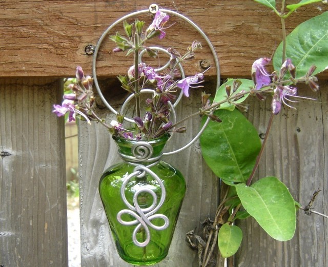 Wall Mounted Glass Flower Vases Wall Mounted Glass Flower Vases