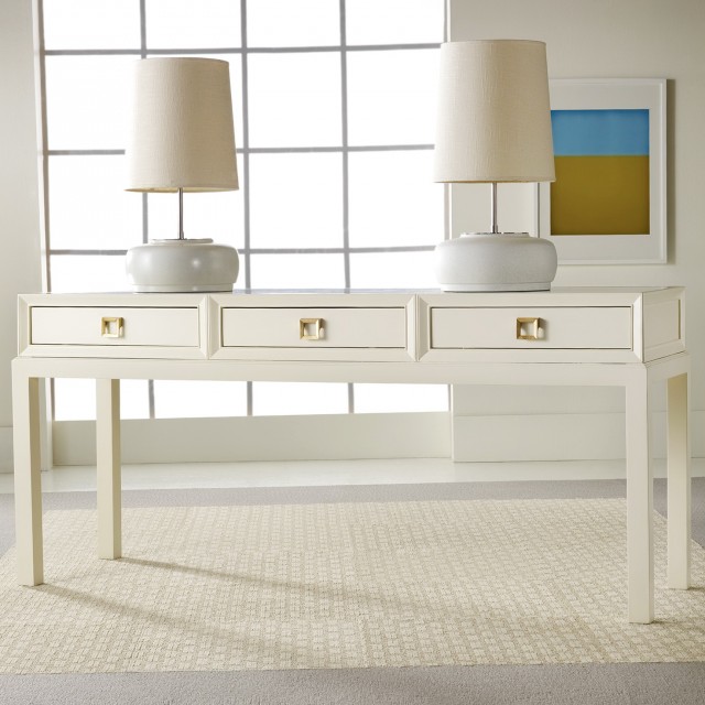 White Lacquer Console Table With Drawers White Lacquer Console Table With Drawers