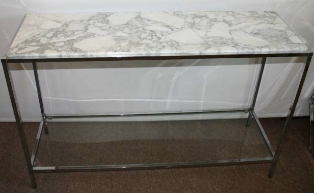 White Marble Console Table White Marble Console Table