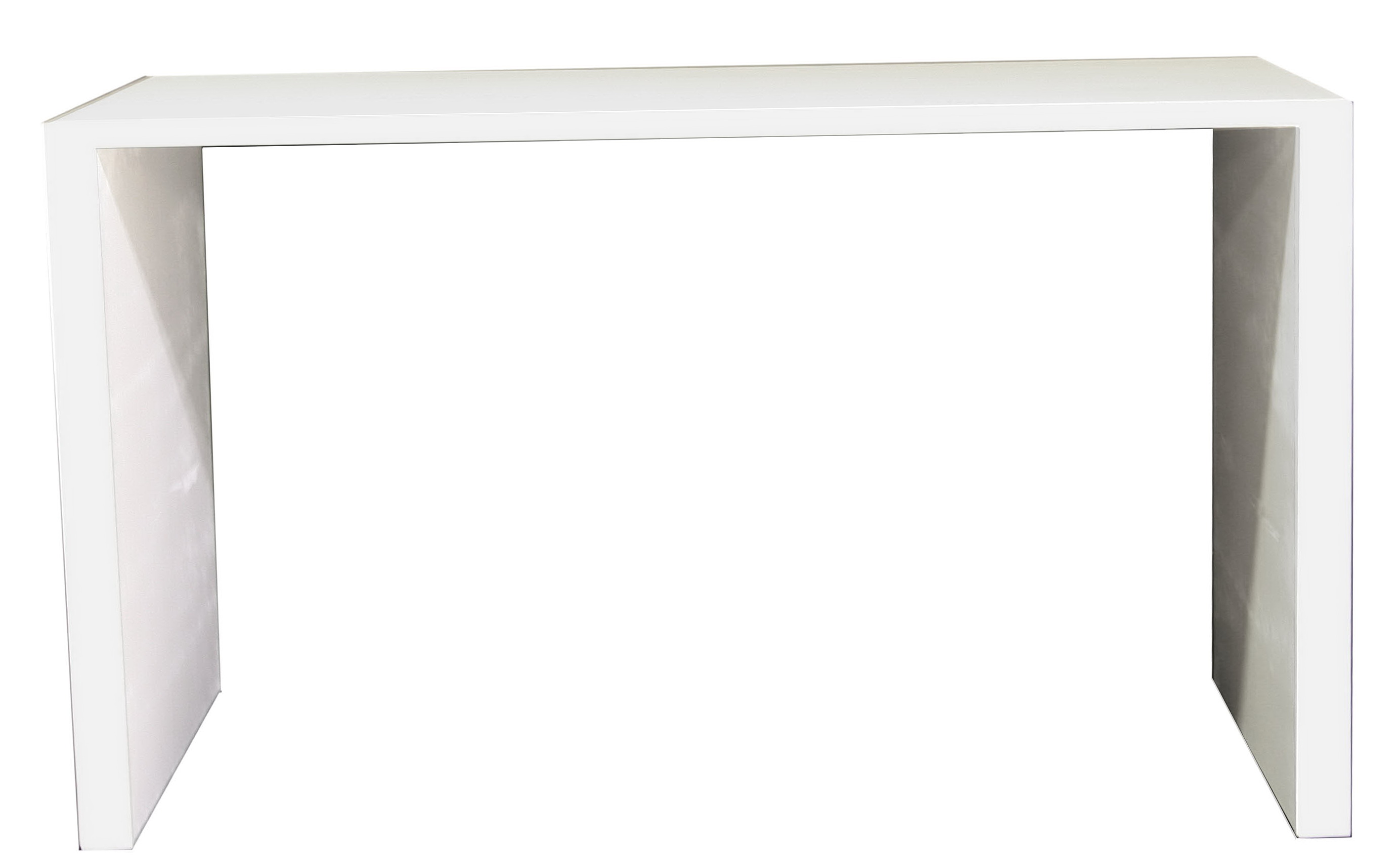 White Parsons Console Table Home Design Ideas