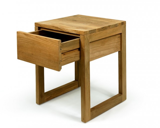 Wood Side Table With Drawers Wood Side Table With Drawers