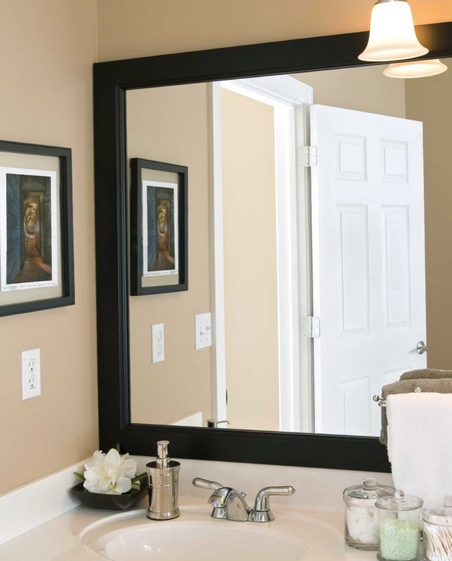 Bathroom Mirror Frame Designs Bathroom Mirror Frame Designs