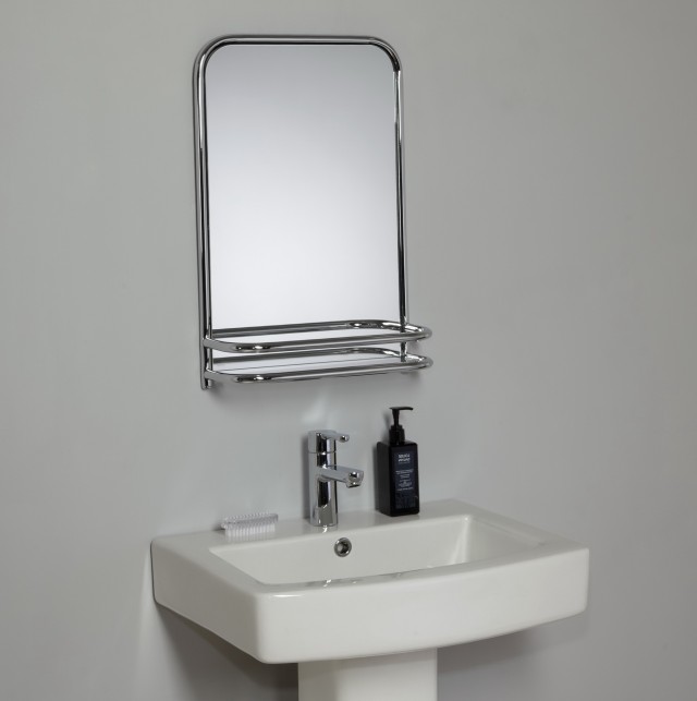 Bathroom Wall Mirror With Shelf Bathroom Wall Mirror With Shelf