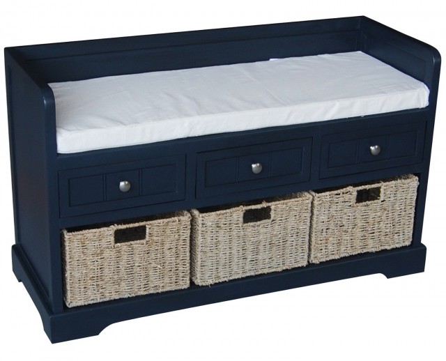 Bench With Drawers And Baskets Bench With Drawers And Baskets