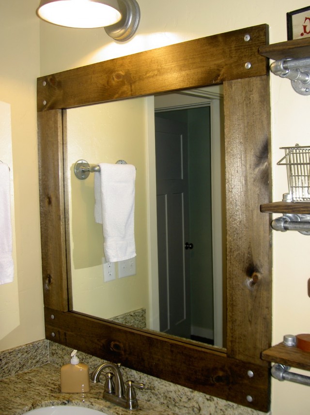 Diy Framed Mirrors For Bathroom Diy Framed Mirrors For Bathroom