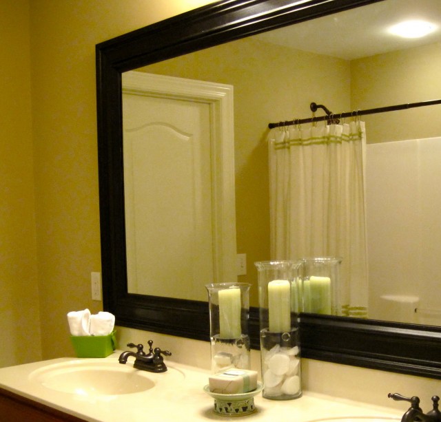 Frame Bathroom Mirror With Moulding Frame Bathroom Mirror With Moulding
