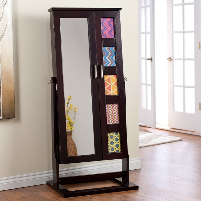 Free Standing Mirror And Jewelry Cabinet Free Standing Mirror And Jewelry Cabinet