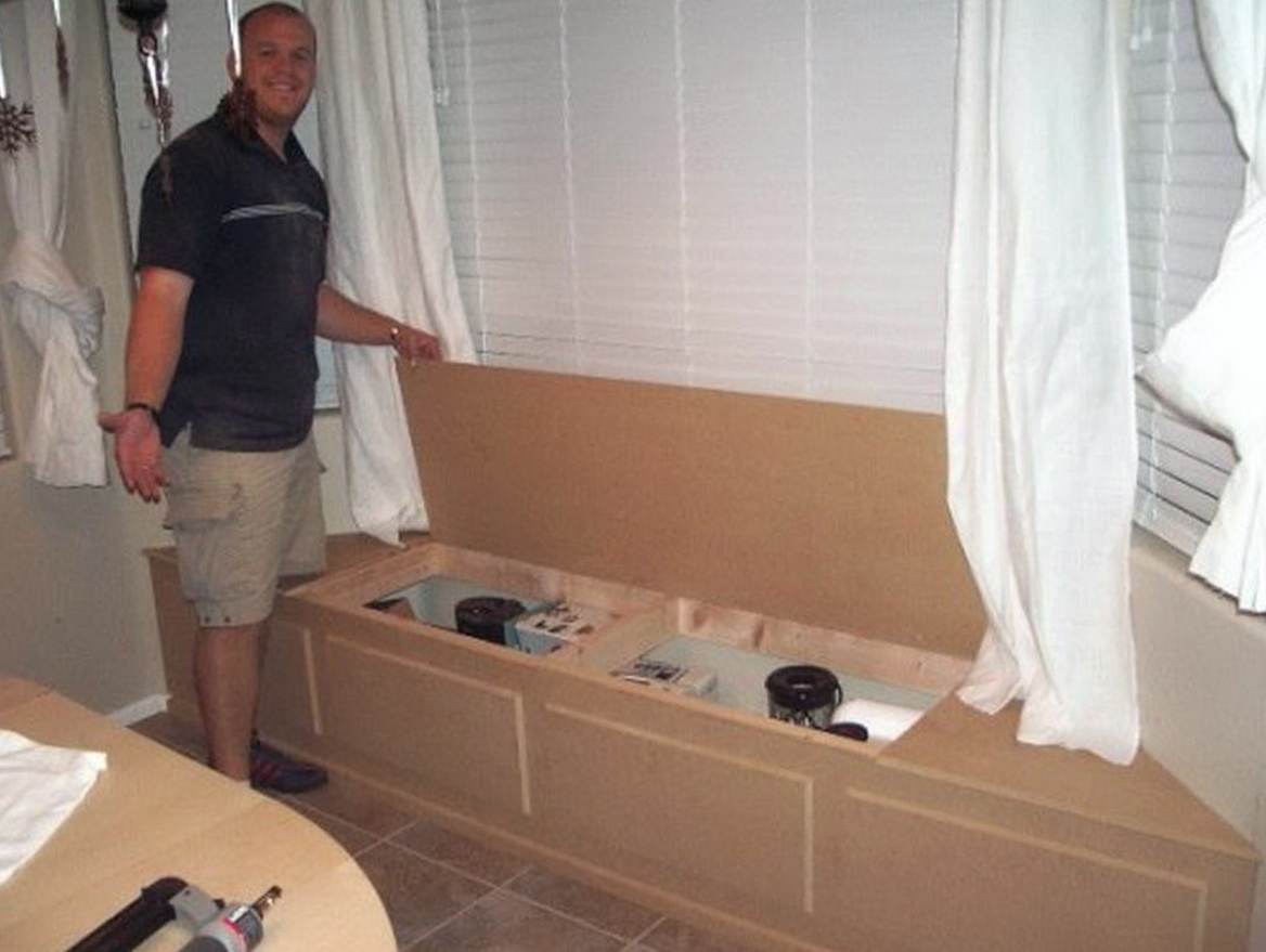 How To Build A Window Seat Bench With Storage Home Design Ideas